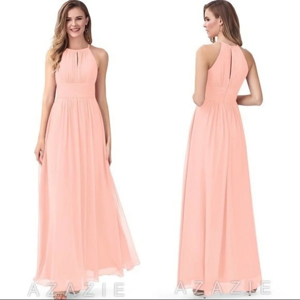 Azazie Bridesmaid Dress- Coral